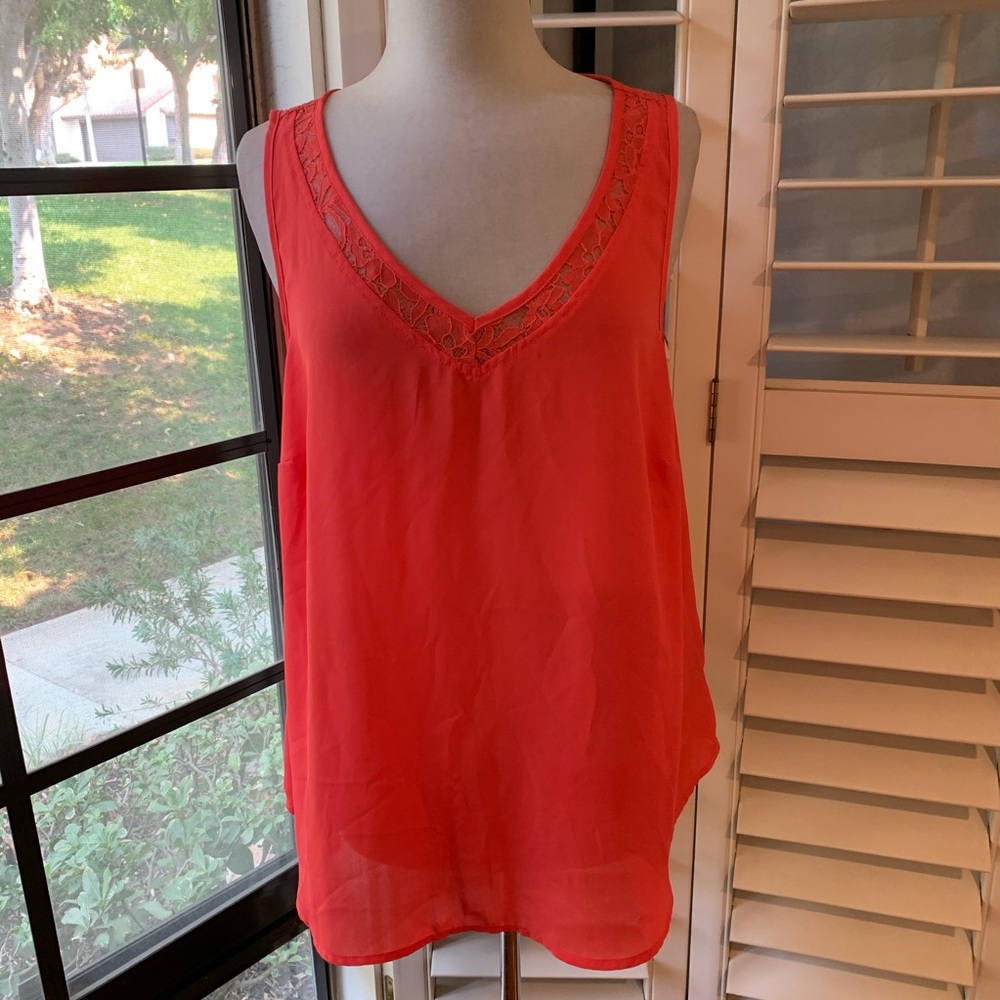 TORRID Sleeveless Lace Blouse • Sz 1X. Perfect for Coachella!